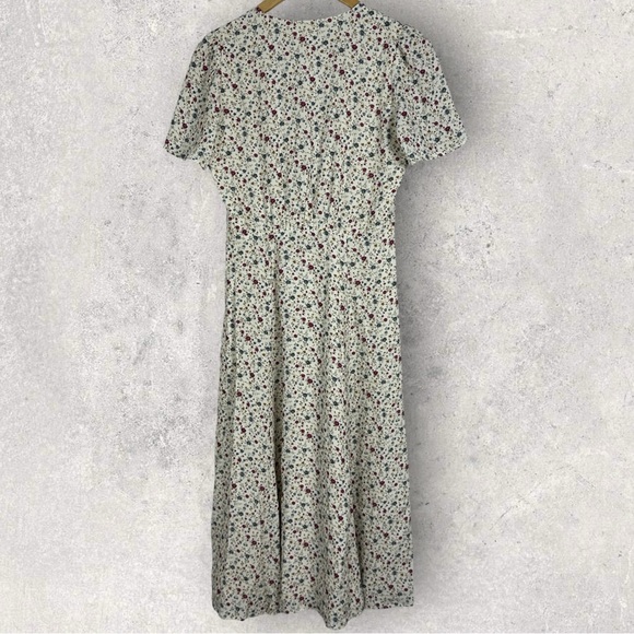 Sezane Ophelia Dress Midi Prairie Size 34 French US 2 Bow Front Fairy Bohemian - Picture 6 of 16